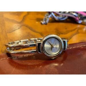 Women's Anne Klein Watch, Silver Tone with Gold Accents, Bracelet Band
